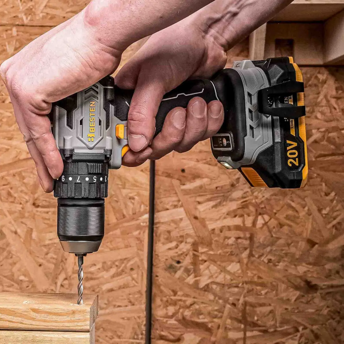 Wkrętarka akumulatorowa udarowa BESTEN BE-2885 - funkcja udaru